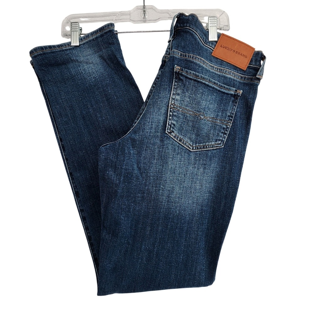 Lucky Brand 8/29 R Blue Sweet Mid Rise Straight Jeans Casual Classic Denim Pants